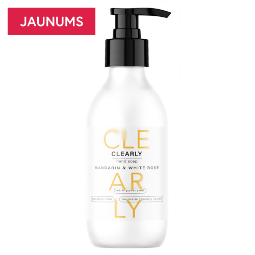 CLEARLY šķidrās ziepes Mandarin&White Rose, 280ml